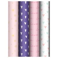 Бумага упаковочная "Love pattern" (70х100 см)