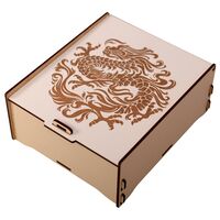 Шкатулка для чая "Лунный Дракон" (18х15,5х7,5 см)