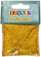 Блестки декоративные "Decola" (золото майа; 20 г; 0,3 мм)