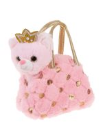 Мягкая игрушка "Котёнок в сумочке" (розовый)