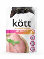 Корм влажный для стерилизованных кошек "Kott" (75 г; курица в соусе)