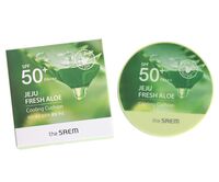 Кушон для лица "Jeju Fresh Aloe Cooling Cushion" SPF 50+ тон: Natural Baige