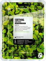 Тканевая маска для лица "Зеленый чай - Успокаивающий эффект" (25 мл)