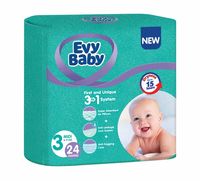 Подгузники "Evy Baby Midi" (5-9 кг; 24 шт.)