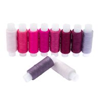 Набор швейных ниток 50/2 "Ассорти №21" (200 м; 10 шт.)