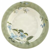 Тарелка глубокая фарфоровая "Жимолость" (550 мл)