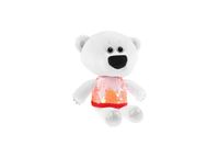 Мягкая игрушка "Ми-Ми-Мишки. Медвежонок Белая Тучка в футболке c пайетками" (20 см)
