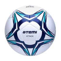 Мяч футбольный Atemi "Attack" №3 (бело-сине-голубой)