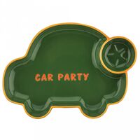 Блюдо керамическое "Машинка" (273х180х30 мм)