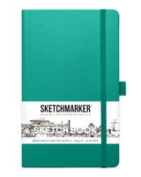 Скетчбук "Sketchmarker" (А5; изумрудный)