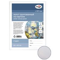Холст на картоне "Студия" (30х40 см; хлопок)