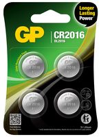 Батарейка GP Lithium CR2016-7U4 (4 шт.)
