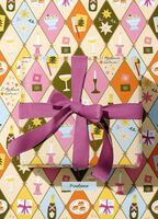 Бумага упаковочная "Ромбики" (67х100 см)