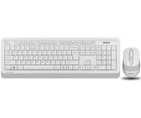 Беспроводной набор A4Tech Fstyler FG1010 (бело-серый; мышь, клавиатура)
