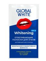 Полоски для отбеливания зубов "GLOBAL WHITE" (1 шт.)
