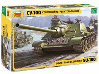 Сборная модель "Советский истребитель танков СУ-100" (масштаб: 1/35)