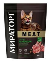 Корм сухой для кошек "Meat" (750 г; ягнёнок)