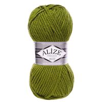 Пряжа "Superlana Maxi №620" (100 г; 100 м; оливковый)