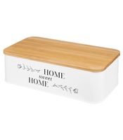 Контейнер для хранения продуктов "Home, Sweet Home" (42,3х23х12,7 см.; белый)