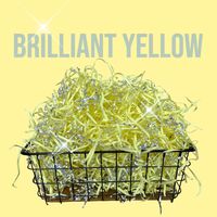 Стружка бумажная "Yellow Brilliant" (жёлтый+серебро; 100 г)