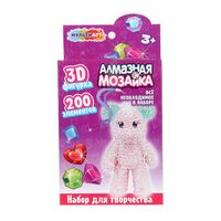 Алмазная вышивка-мозаика "Фигурка-брелок. Мишка"