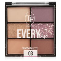 Палетка теней для век "Every One" тон: 03, розовый