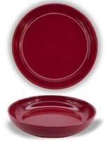 Тарелка керамическая "Nordic" (220 мм; красный)