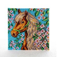 Набор для вышивания бисером "Аврора" (140х140 мм)