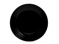 Тарелка стеклокерамическая "Harena Black" (250 мм; черная)