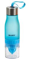 Бутылка для воды с соковыжималкой "Bradex" (600 мл; голубая)