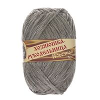 Пряжа "Носочная добавка" (50 г; 200 м; светло-серый)