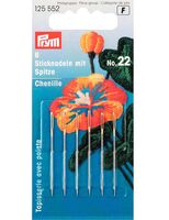 Иглы ручные для вышивания и шитья №22 "Синель" (6 шт.)