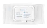 Влажные салфетки для снятия макияжа "Super Aqua Ultra Hyalron Cleansing Oil Wipes" (30 шт.)