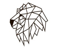 Сборная деревянная модель "Голова льва"