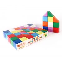 Кубики-треугольники "Строительный набор" (36 шт.)
