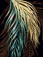 Картина по номерам "Пальмовые ветви. Часть 1" (400х300 мм)