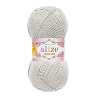 Пряжа "Cotton gold №200" (100 г; 330 м; серый)