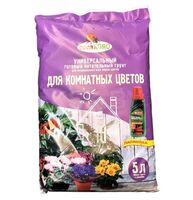Грунт питательный "ДЛЯ КОМНАТНЫХ ЦВЕТОВ" (5 л)