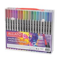 Набор маркеров двусторонних "Alliato" (36 цветов)