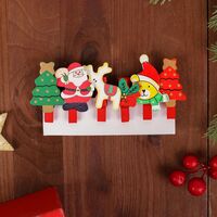 Набор прищепок декоративных "Xmas" (6 шт.)