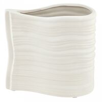 Ваза керамическая "Роман" (19,2 см; белый)