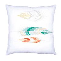 Набор для вышивания подушки "Перья" (400х400 мм)