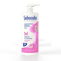 Шампунь-бальзам для волос 2в1 "Sebocelin. Шелковый хлопок" (1 л)