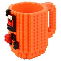 Кружка-конструктор "Лего" (оранжевая)