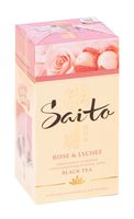 Чай чёрный "Rose and Lychee. С лепестками розы и ароматом личи" (25 пакетиков; саше)