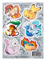 Набор виниловых наклеек "Pokemon №7"