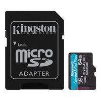 Карта памяти microSDXC 64Gb Kingston Canvas Go Plus (с адаптером)