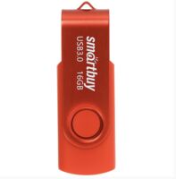 USB Flash Drive 16GB SmartBuy Twist Red (SB016GB3TWR)