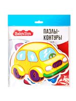 Пазлы-контуры "Игрушки" (6 фигурок)