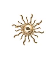 Брошь "Солнце" (золото)